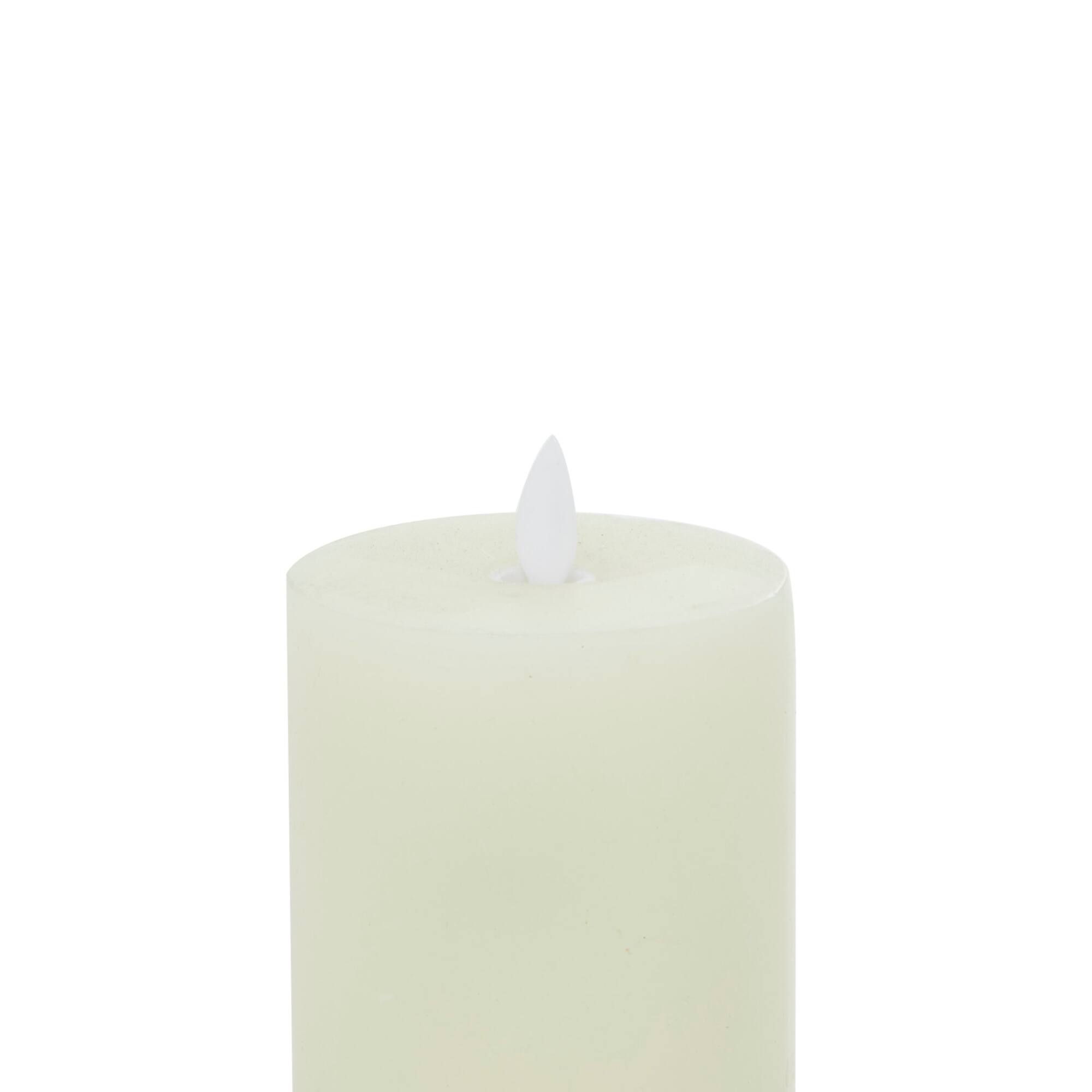 Yellow Traditional Wax Flameless Candle Set